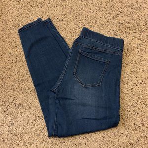 Liverpool Denim Legging Pull-On Blue Jeans, Size 31/12